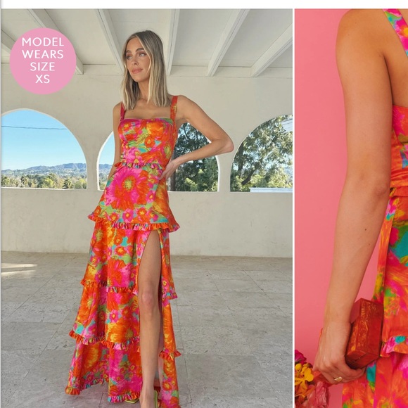 Show Me Your Mumu Floral Multicolor Maxi Dress - Picture 4 of 5